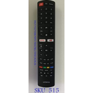 CONTROL REMOTO HITACHI SMART TV / 06-531W52-HA03XS / DH1712080081 / DF-S52D 